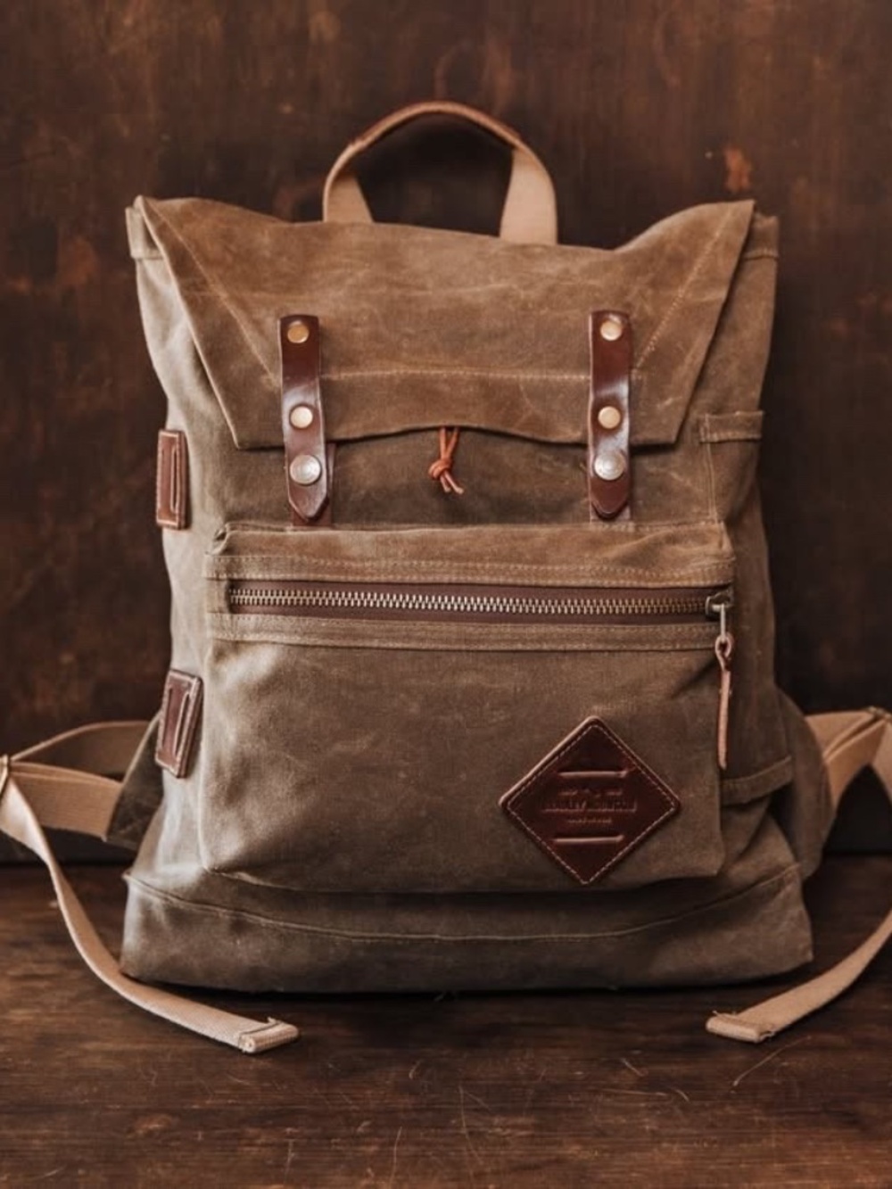 Muir Pack - Waxed Canvas Backpack / Bradley Mountain / Made in USA